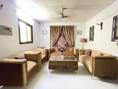 7 seater Velvet Sofa Set with Matching Decor – Ready Setup,Urgent sale
