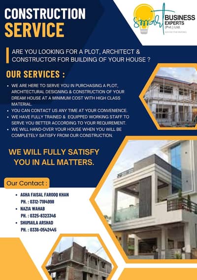 Construction , Renovation and Interior Designing Services