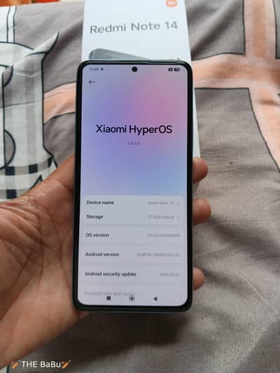 Redmi note 14  blue 256 GB