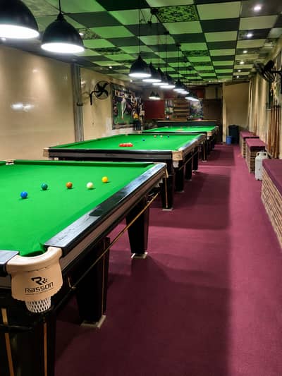 Running Snooker Club for Sale with 4 Tables & Complete Setup
