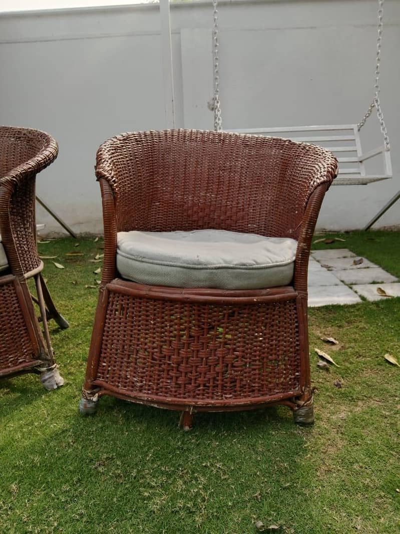 Cane Sofa Set 1