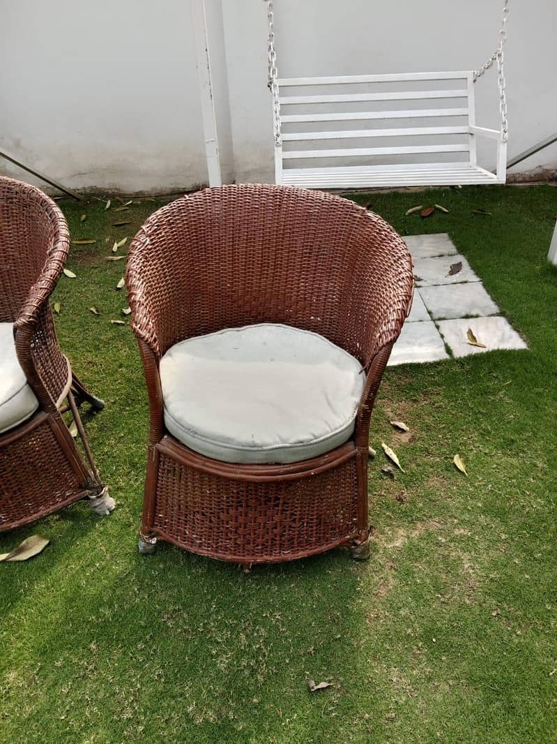 Cane Sofa Set 2