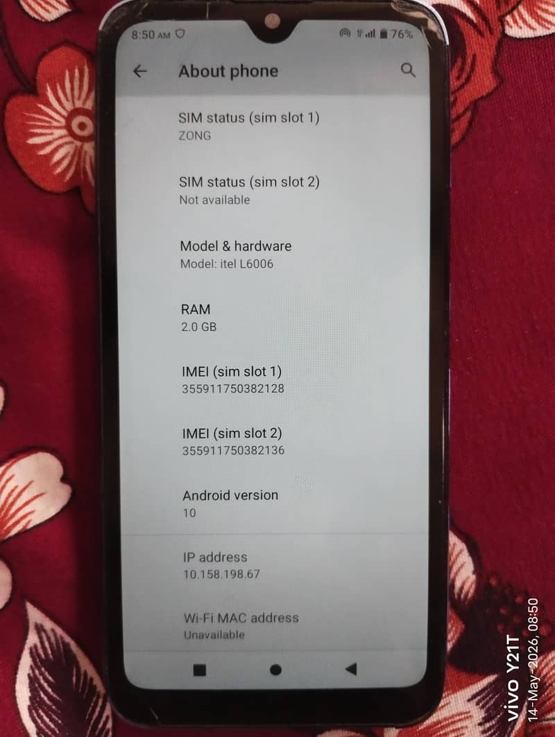 itel A48 4