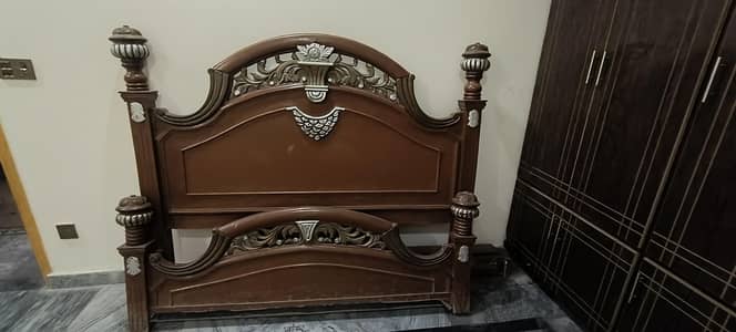 Gujarati wooden bed in king size
