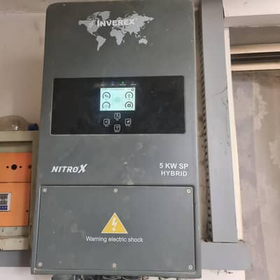 Inverex Hybrid machine (dual use) solar & WAPDA