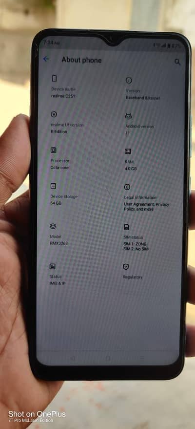 Realme C25Y 4 64 with box