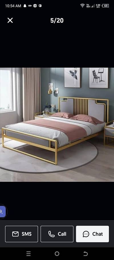 bed/double bed/furniture/iron bed/Sider's/dressing