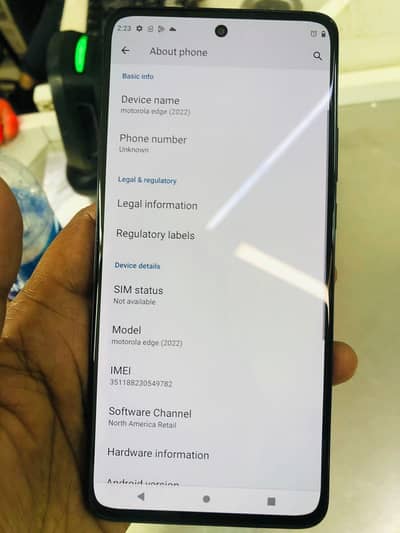Motorola edge 2022