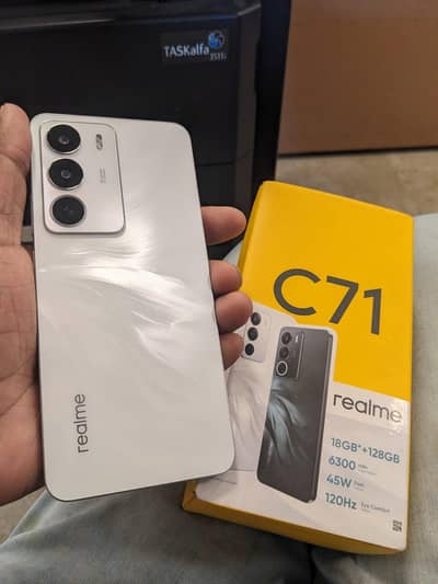 Realmi c71 pta duel sim with box only 2 months use