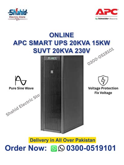 APC UPS 20KVA, Online APC Smart UPS 20KVA Sale in islamabad