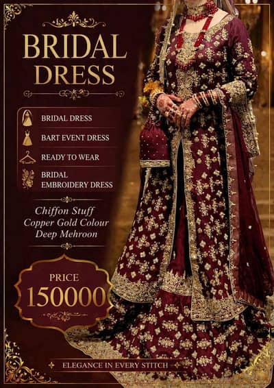 bridal lehnga imported stuff