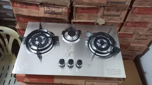 automatic 3 Burnar Gas stove 3 mm steel sheet
