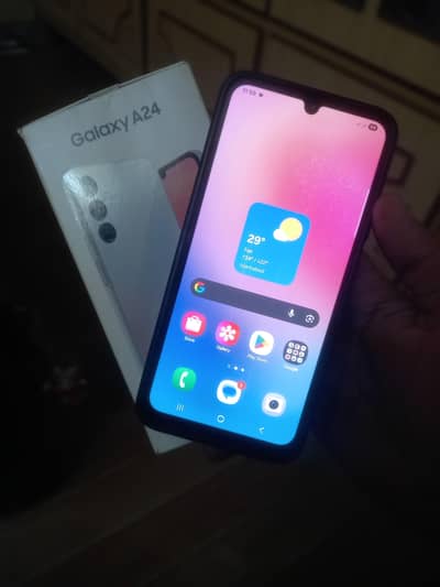Samsung A24 8gb 128gb Official PTA approved with box  UAE model