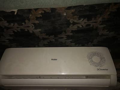 Haier ac 1.5 ton urgent sale rabta number 03/20/74/40/257