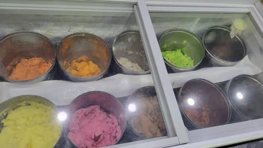 Scoop Ice Cream Big Size Deep Freezer Commercial Ice Cream Freezer