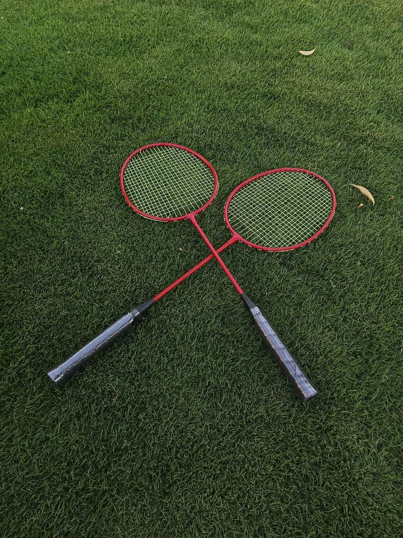 Badminton Rackets Set – Premium Thick Strings 1
