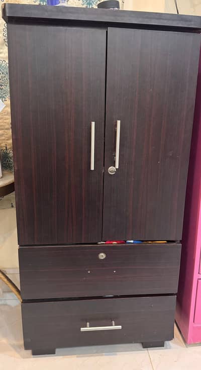 modern wooden wardrobe | spacious clothes cabinet | bedroom almari