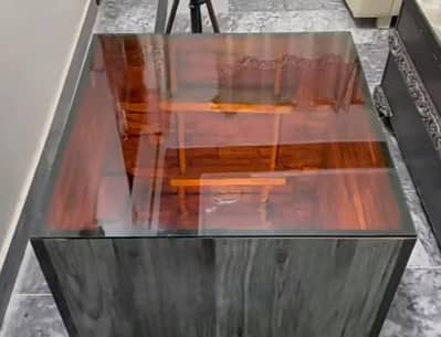 Infinity mirror coffee table