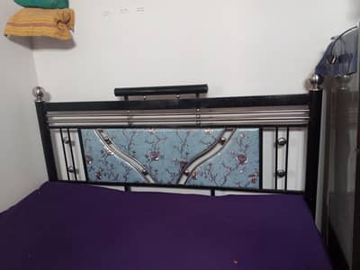Iron king size bed