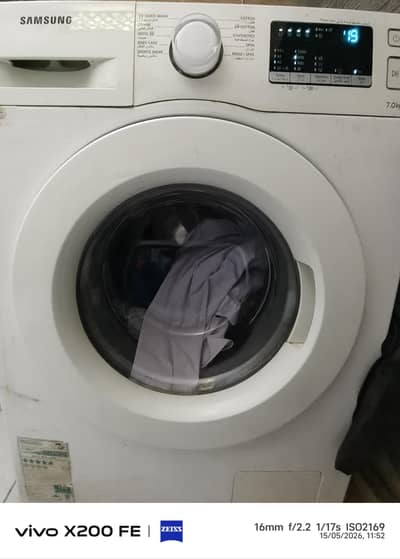 saumsung front load washing machine 7kg