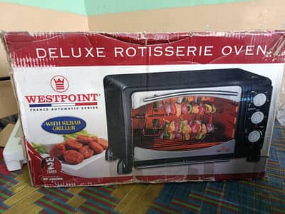 Deluxe rotisserie oven