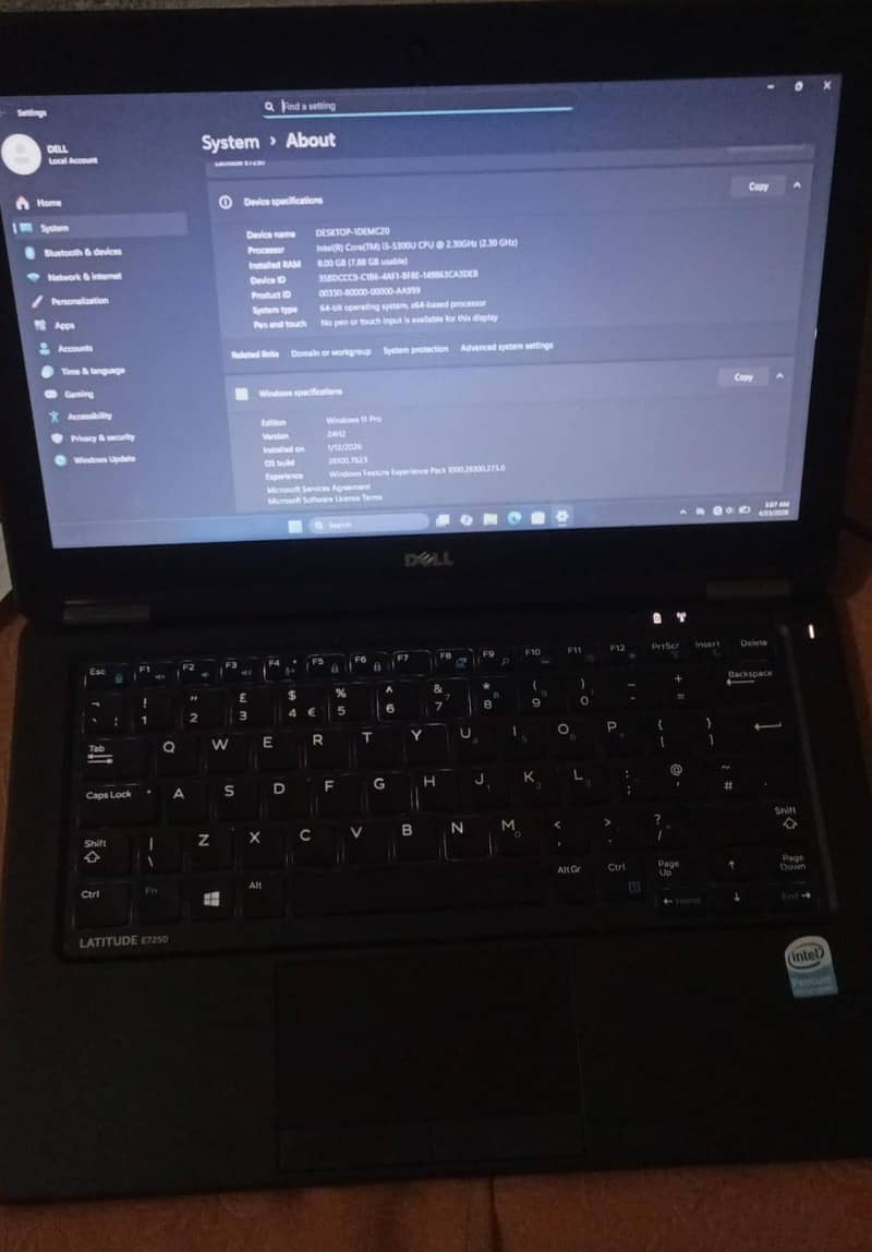 Latituede E 7250 6th Generation 4