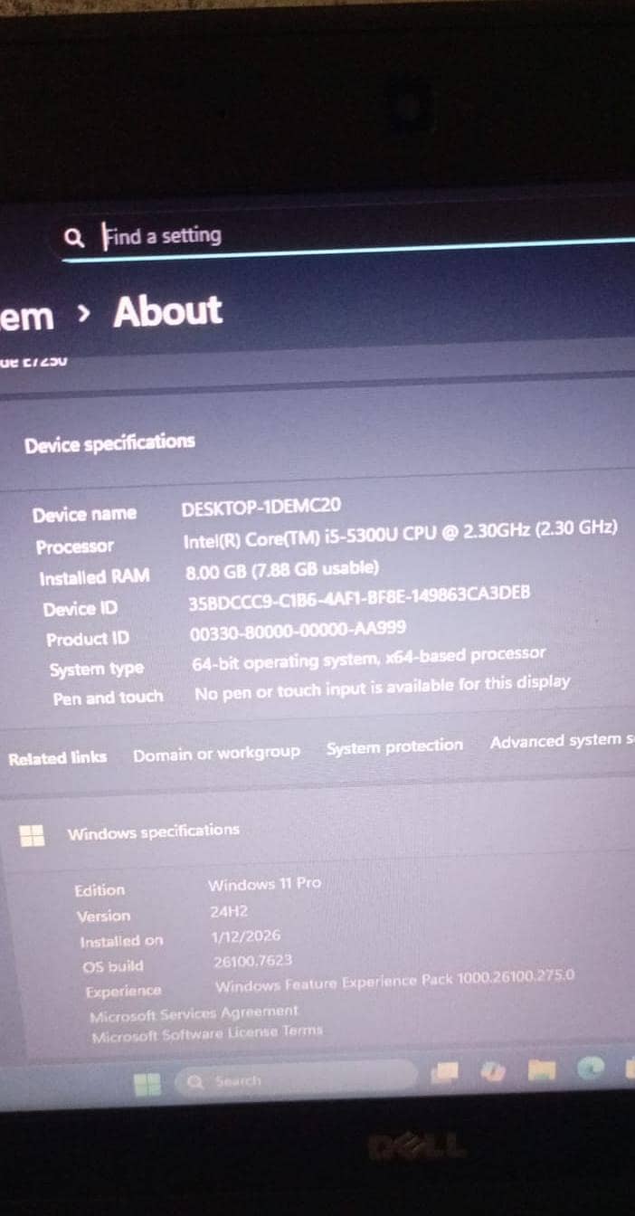 Latituede E 7250 6th Generation 6
