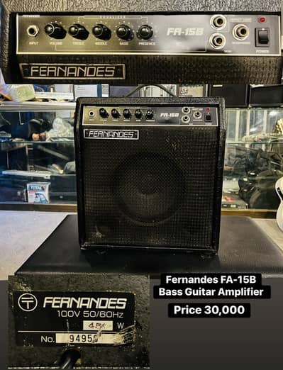 Fernandes FA-15 B Bass Guitar Amplifier / Grand piano / Keyboard / Amp