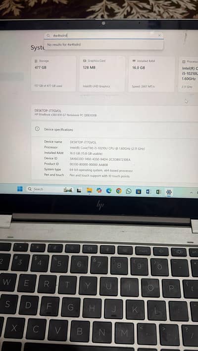 HP EliteBook x360 830 G7 – Core i5 10th Gen