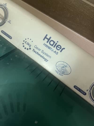 Haier Semi-Automatic Washing Machine with Dryer