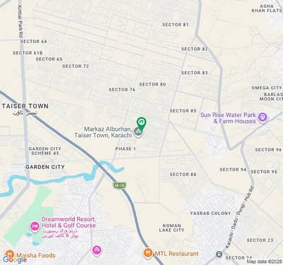 120 Sq. Yd. Plot File For Sale Sector 79 , Taiser Town Phase 1 Near By Northern By Pass,   Garden City & Gulshan-e-Maymar.