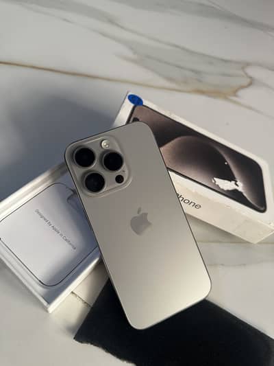 15 Pro Non PTA 256 GB Natural Titanum Full Geniune Warranty