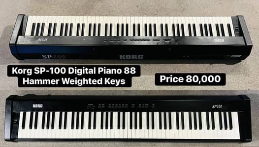 Korg -SP-100 Digital Piano 88 Hammer weighted keys / Keyboard / Guitar
