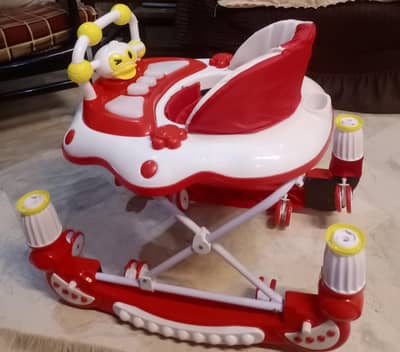 Baby walker and rocker