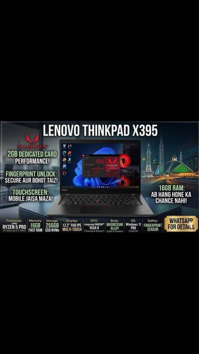 Lenovo ThinkPad X395 | Compact & Powerful Business Laptop