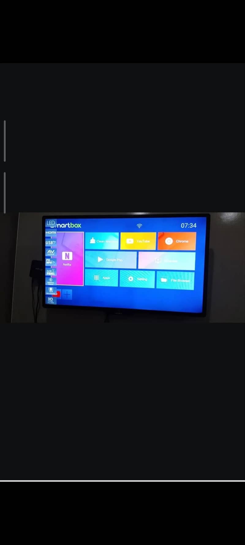 Sony lcd with android box 0