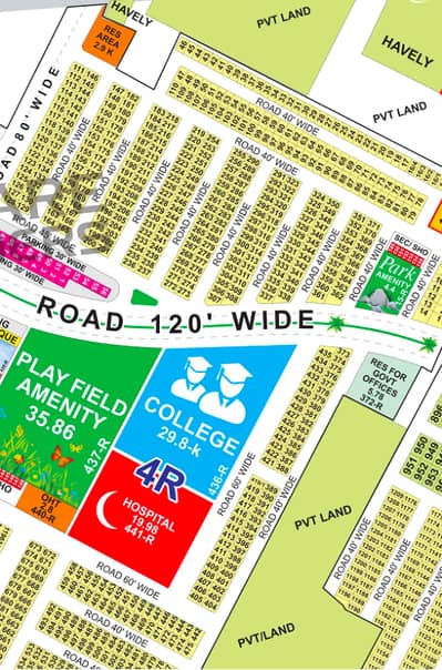 Dha Rahbar 5 Marla plot for sale