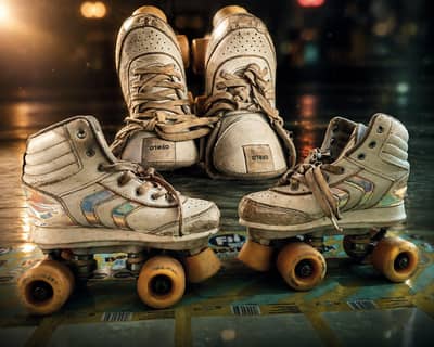 Vintage Roller Skates – Retro Night Ride Vibes