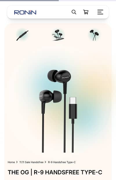 RONiN | R-9 HANDSFREE TYPE-C
