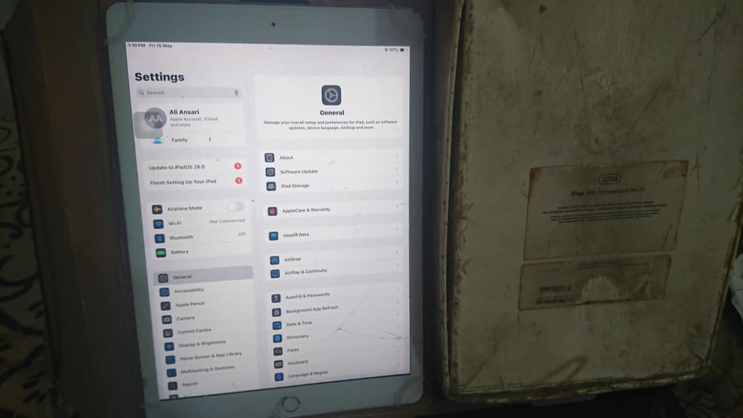 Ipad 8th gen with box 7