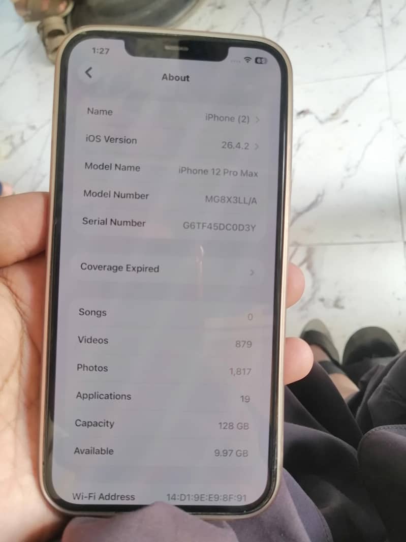 ipone 12pro max  Jv 4