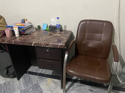 Table and chair