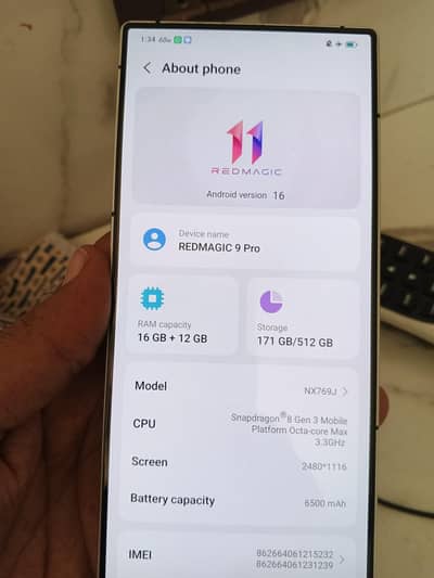 redmagic 9 pro 16 512gb