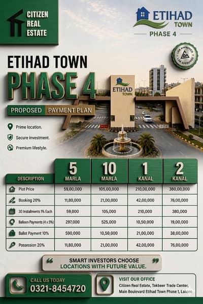 Etihad Town Phase 4 New Deal