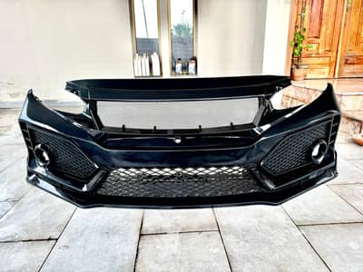 Civic X, 10th gen, Front Type R Bumper V1 (Rare)