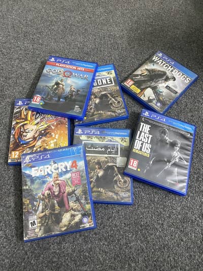 Ps4 games for sale good condition