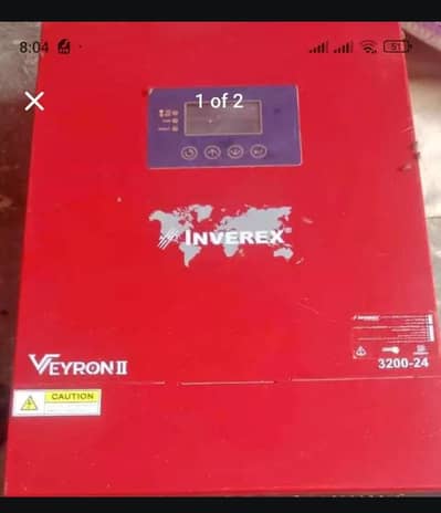 inverex veyron II 3.2 kw ka inverter just like new