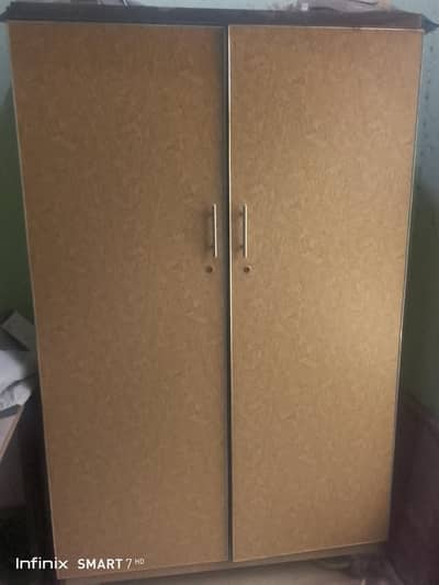 wooden wardrobe