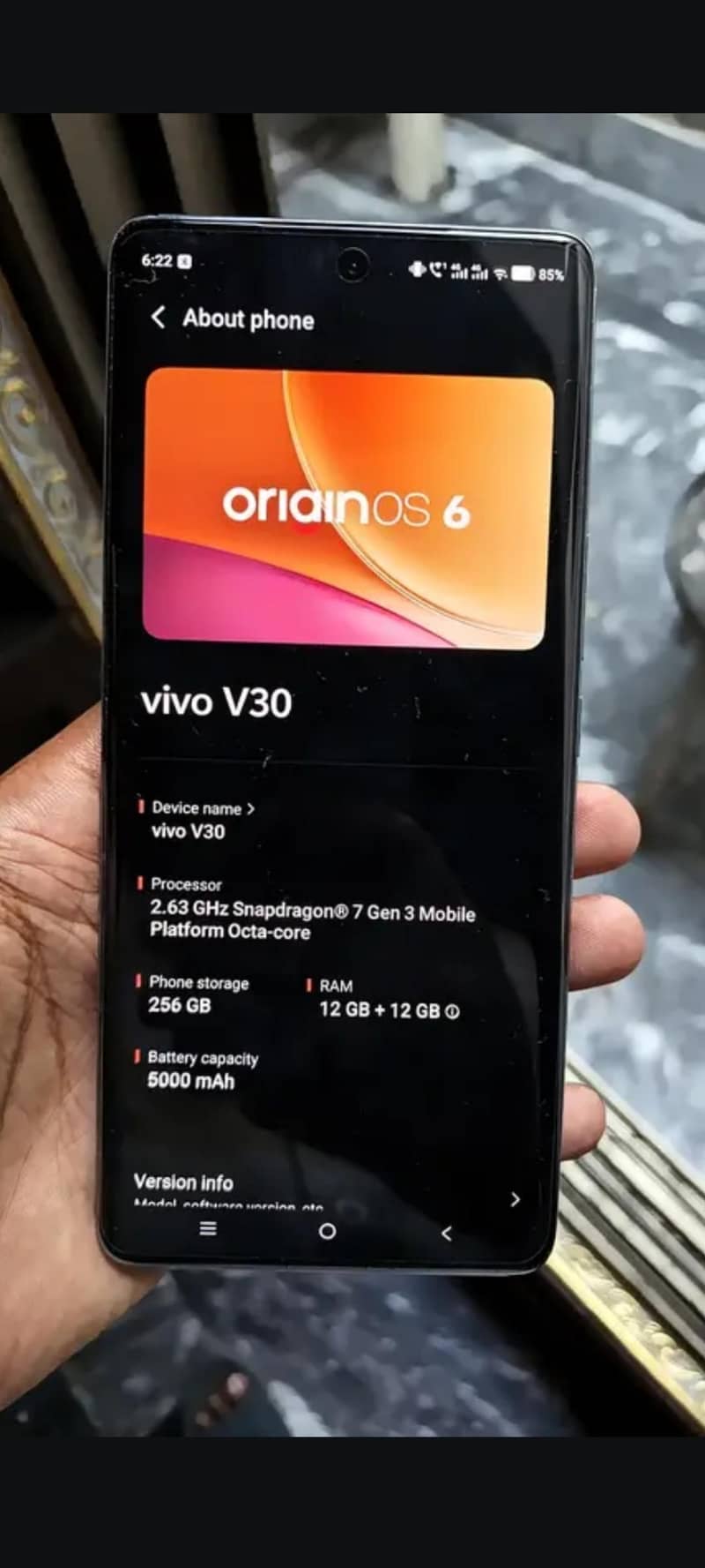 vivov30  .  . ۔   12+256 5