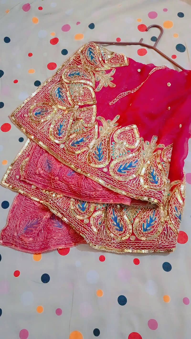 Bride Duppata Machine work 0